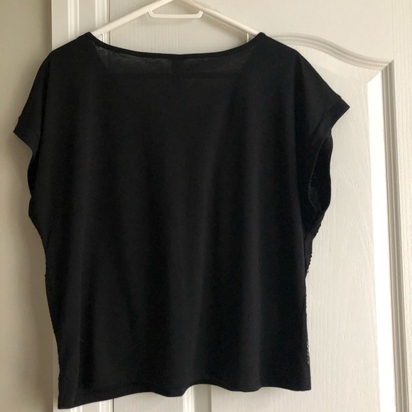 Black Sparkly Top - Picture 4 of 6